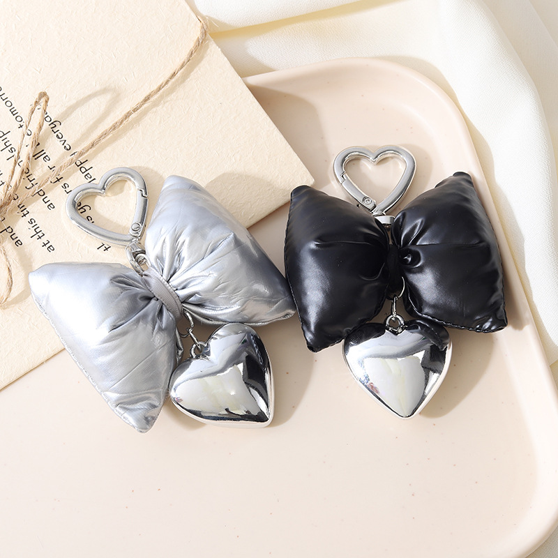 Pendant Light Shade - Design Sense Silver Bow Pendant Love