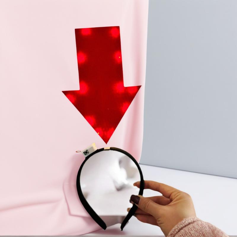 Unique Lighting Decor - Unique Arrow Light Headband Funny Question