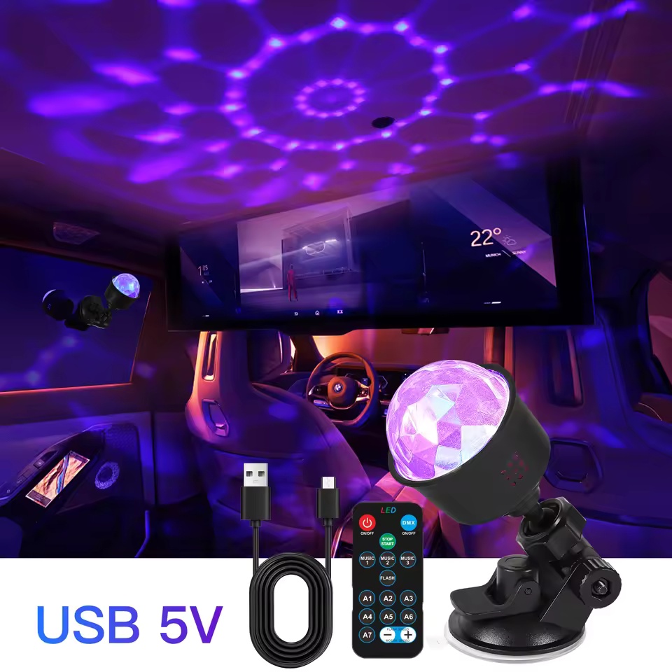 Lighting Effect Home Decor - RGB Sound Activated LED Disco Ball