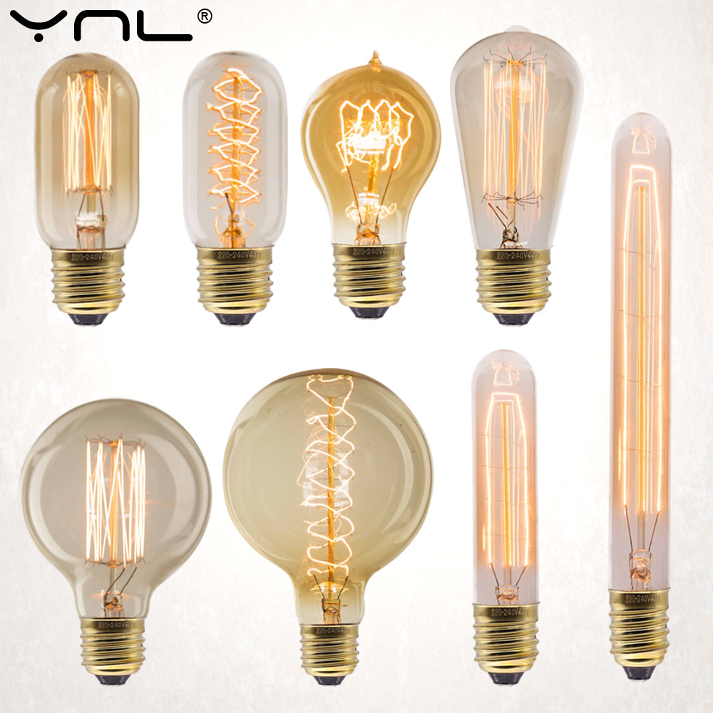 Lighting Decor For Living Room - E27 Retro Edison Bulb 220V 40W
