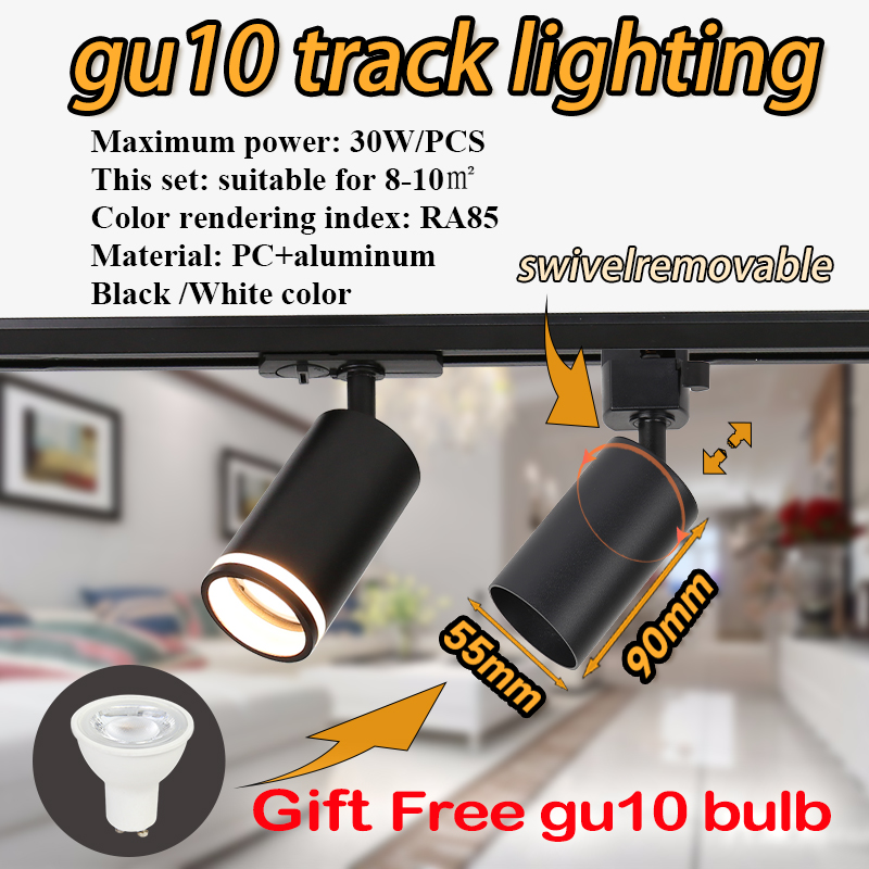 Decor Lighting Fixtures - Track Light gu10 Spotlight gu10 Bulb