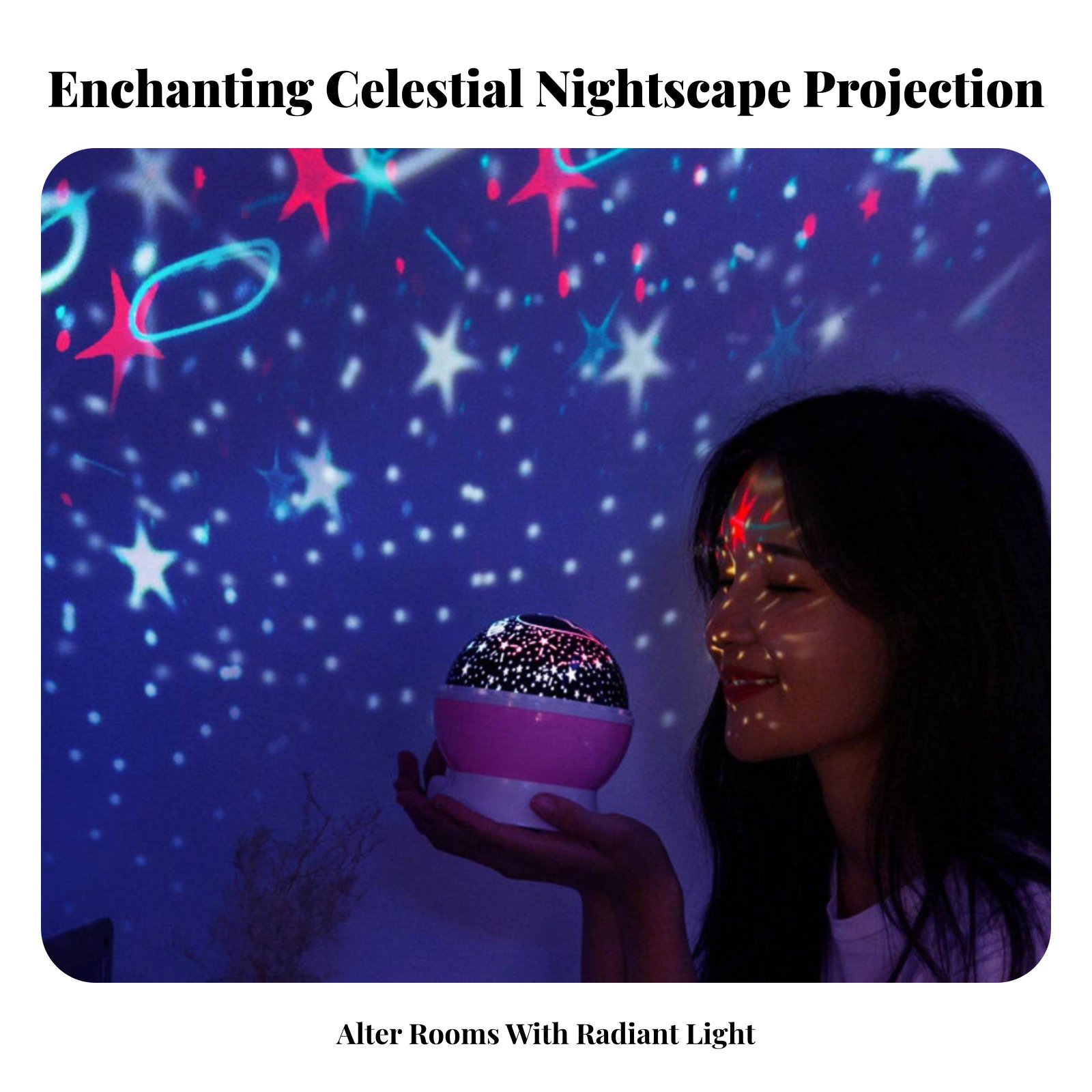 Lighting Decor Bedroom - Galaxy Projection Device Celestial Nightscape Effect