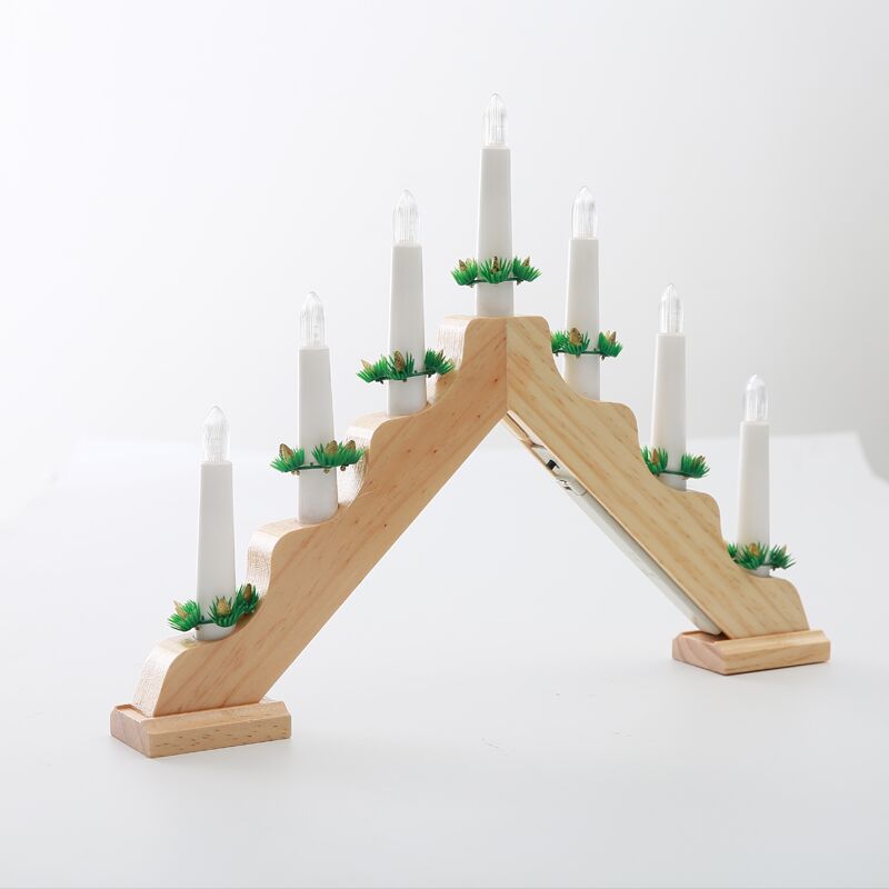 Lighting Decor Woodbridge - Christmas wooden candle arch light European