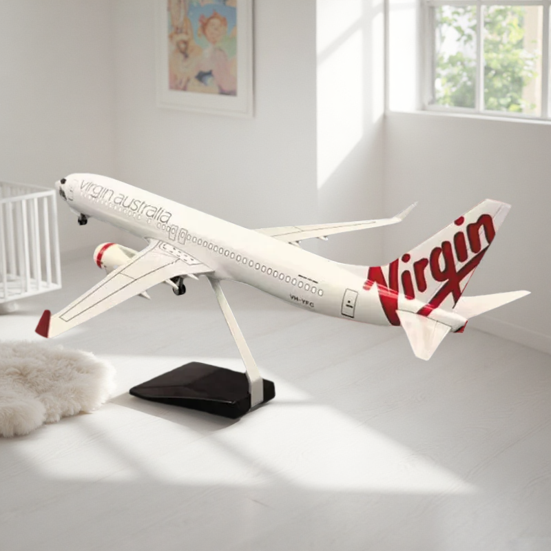 Decor Lighting Australia - 47cm Airplane Model Kit B737-800 Virgin