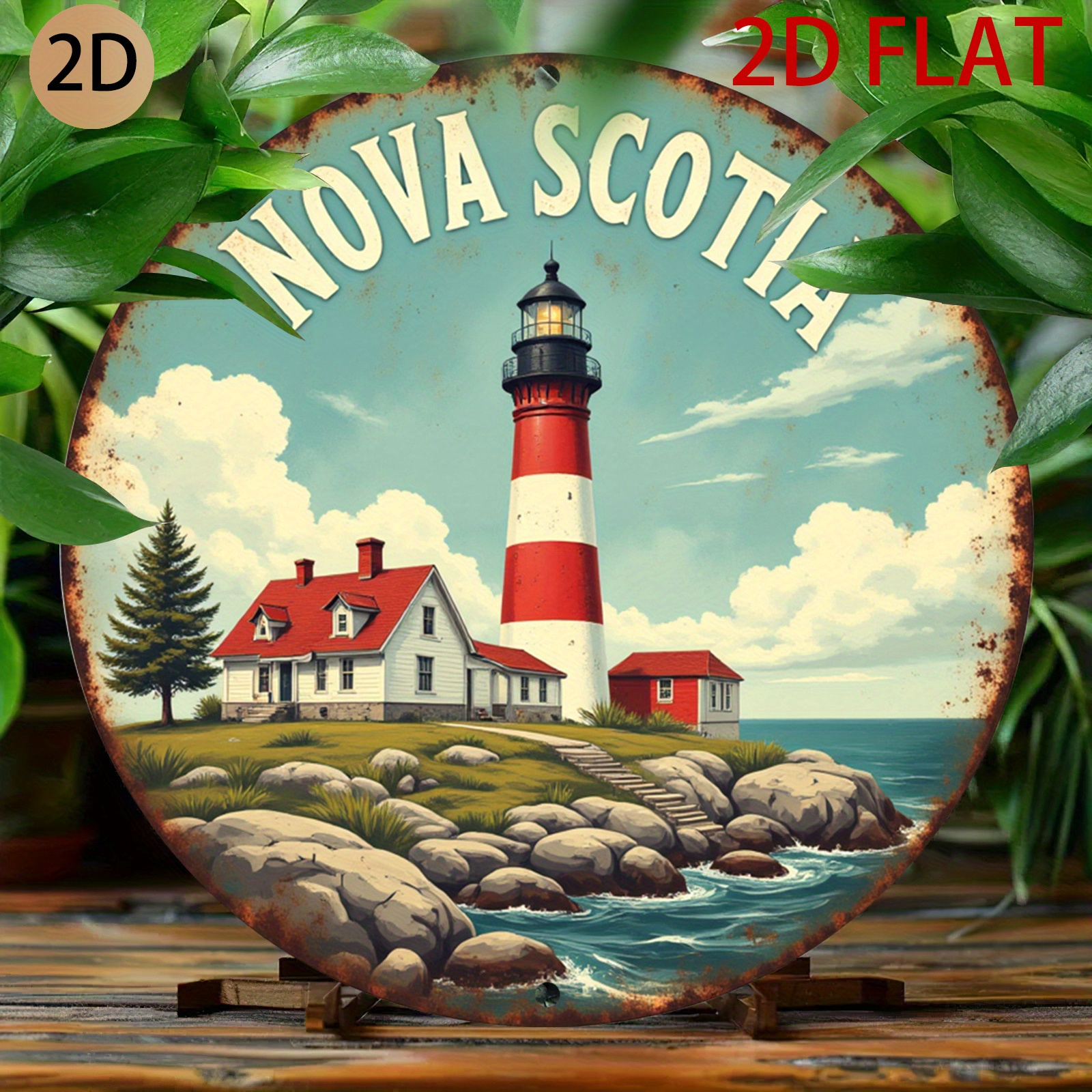 Nova Decor & Lighting Julestjerne - Nova Scotia Lighthouse Coastal - Tin
