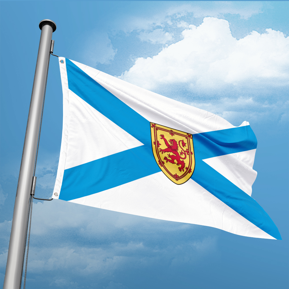 Nova Decor & Lighting Julestjerne - Canada Flag of Nova Scotia 3ft