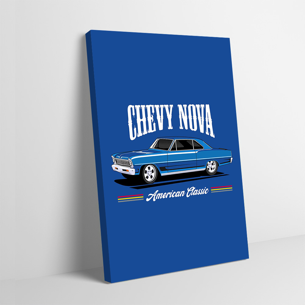 Nova Decor & Lighting Julestjerne - Chevy Nova Classic Cars Printing Poster