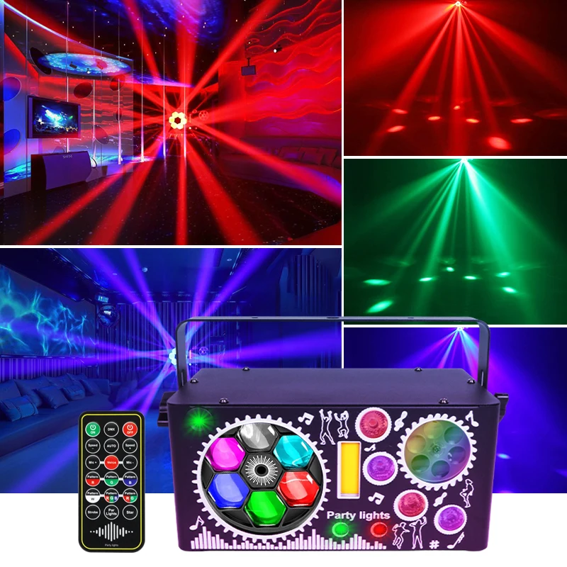 Lighting Effect Home Decor - LED Laser Projection Stage Lighting RGBW