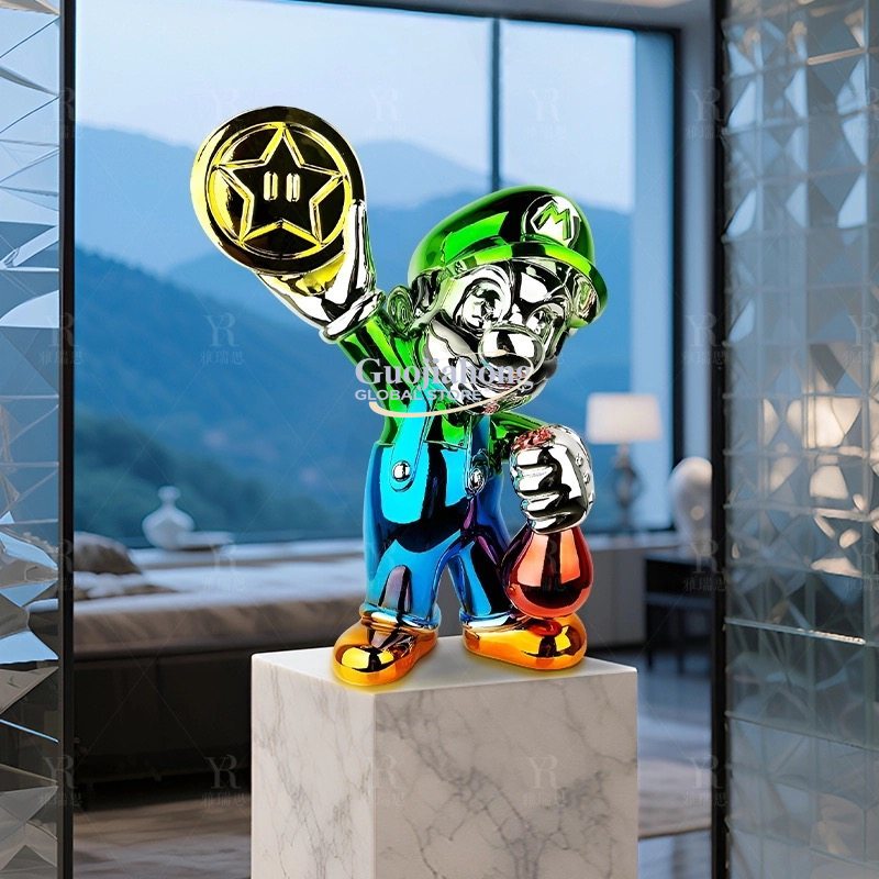Lighting Decor For Living Room - Mari&o doll ornament desktop living room