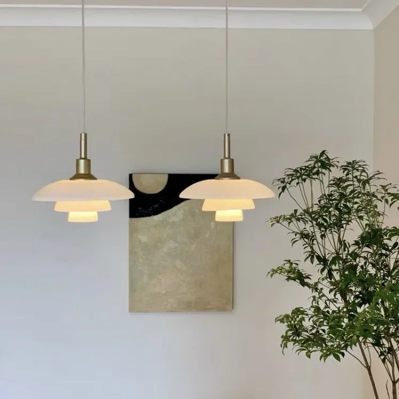 Decor Lighting Fixtures - Danish Designer Dish Glass Pendant Lighting