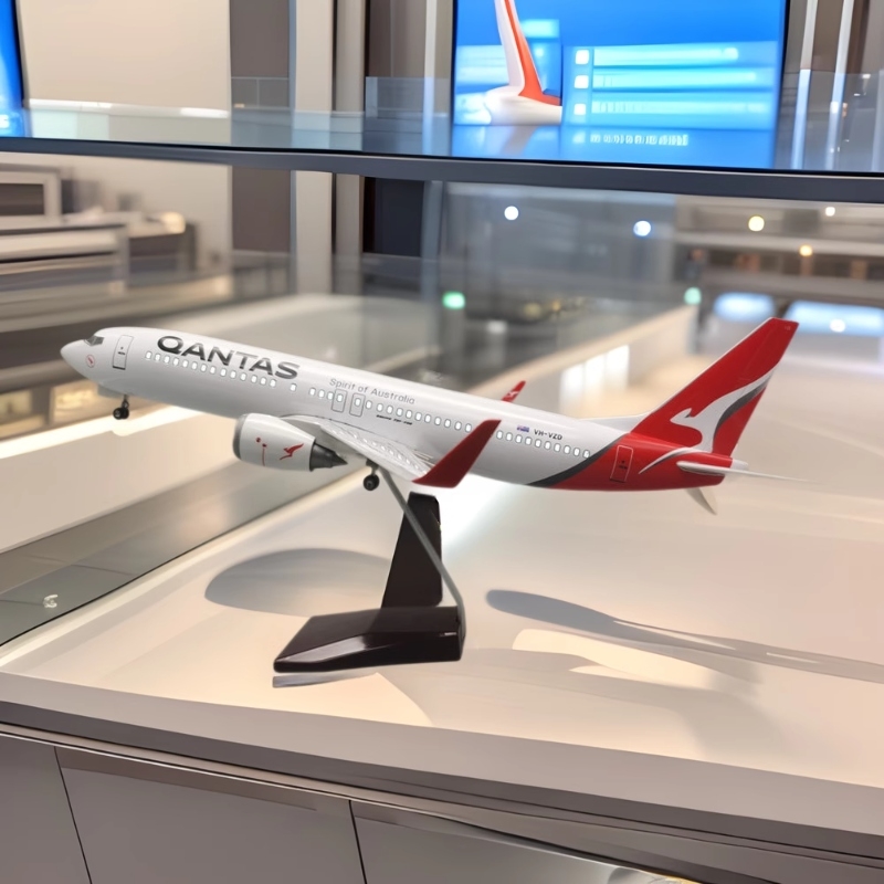 Decor Lighting Australia - 47cm 1/80 Scale B737 Australia Qantas