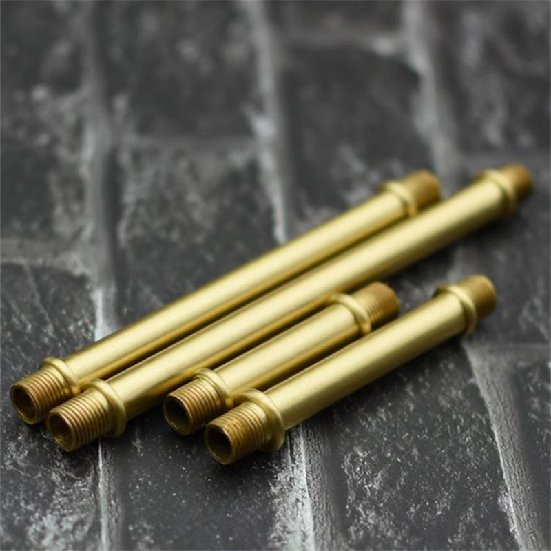Pendant Light Shade - 2 pieces Full brass dental tube