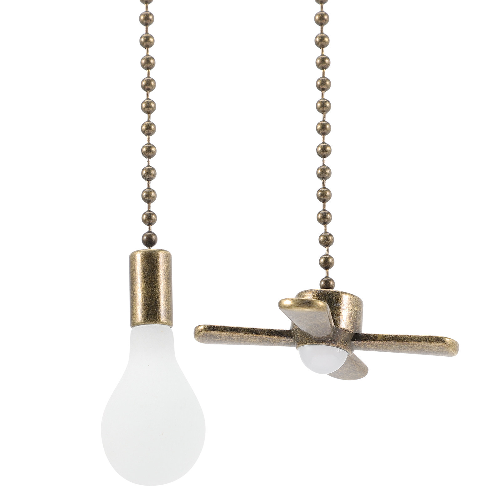 Decor Lighting Fixtures - 2Pcs Fan Chain Extension Metal Pull
