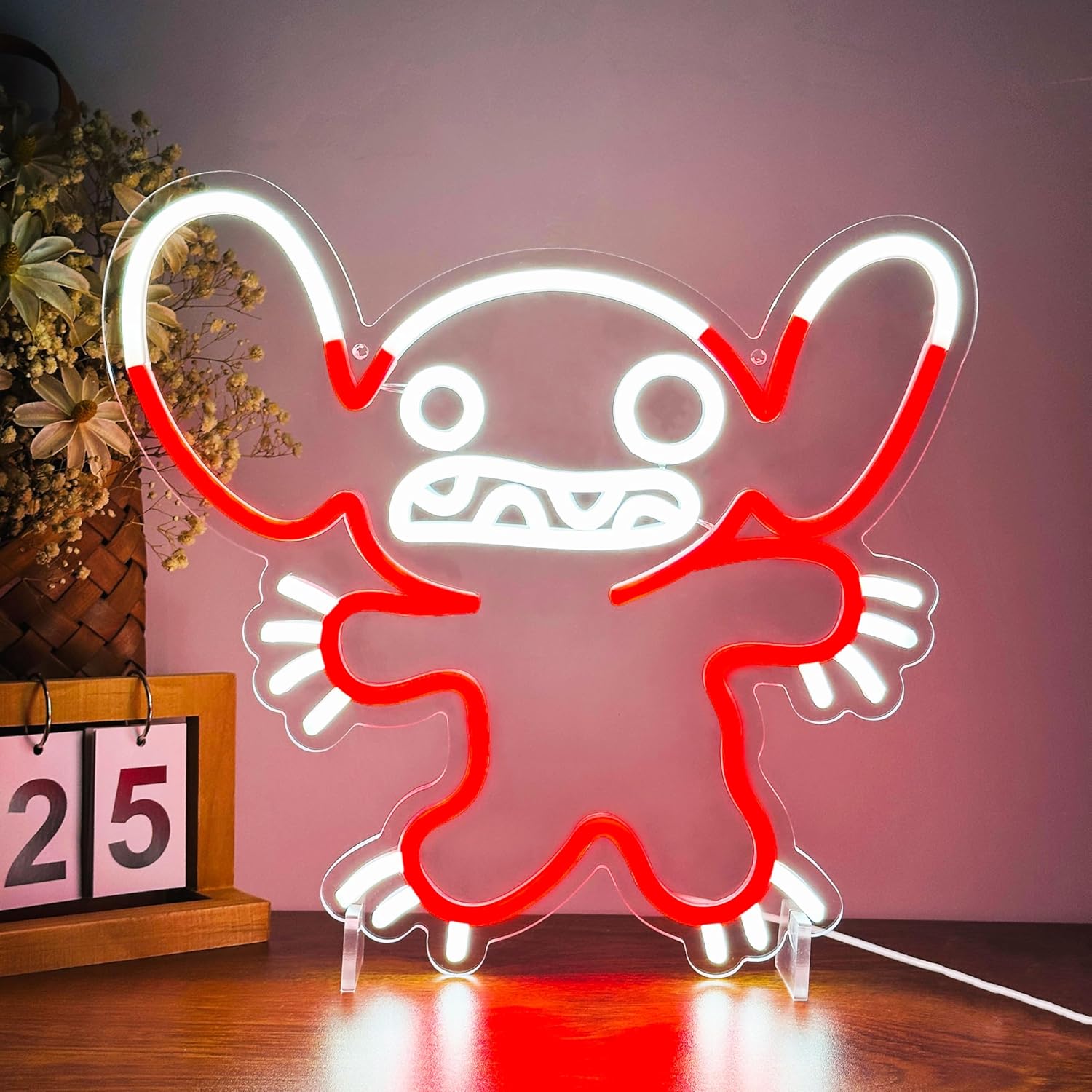 Decor Lighting Fans - Stitch Neon Sign LED Anime Neon