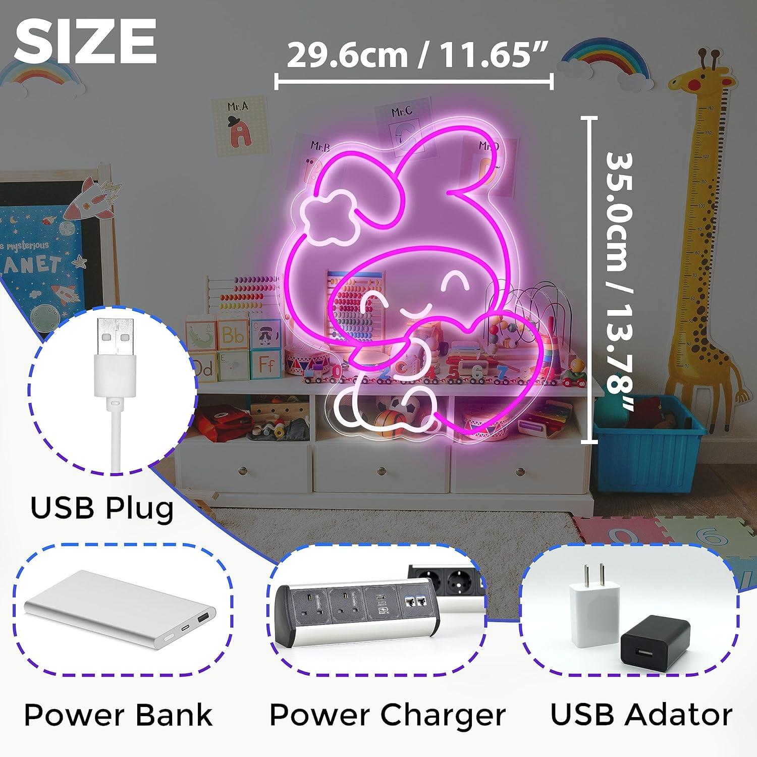 Anime Neon Sign Janpanese LED  - Lighting Decor For Living Room 리뷰 및 가격