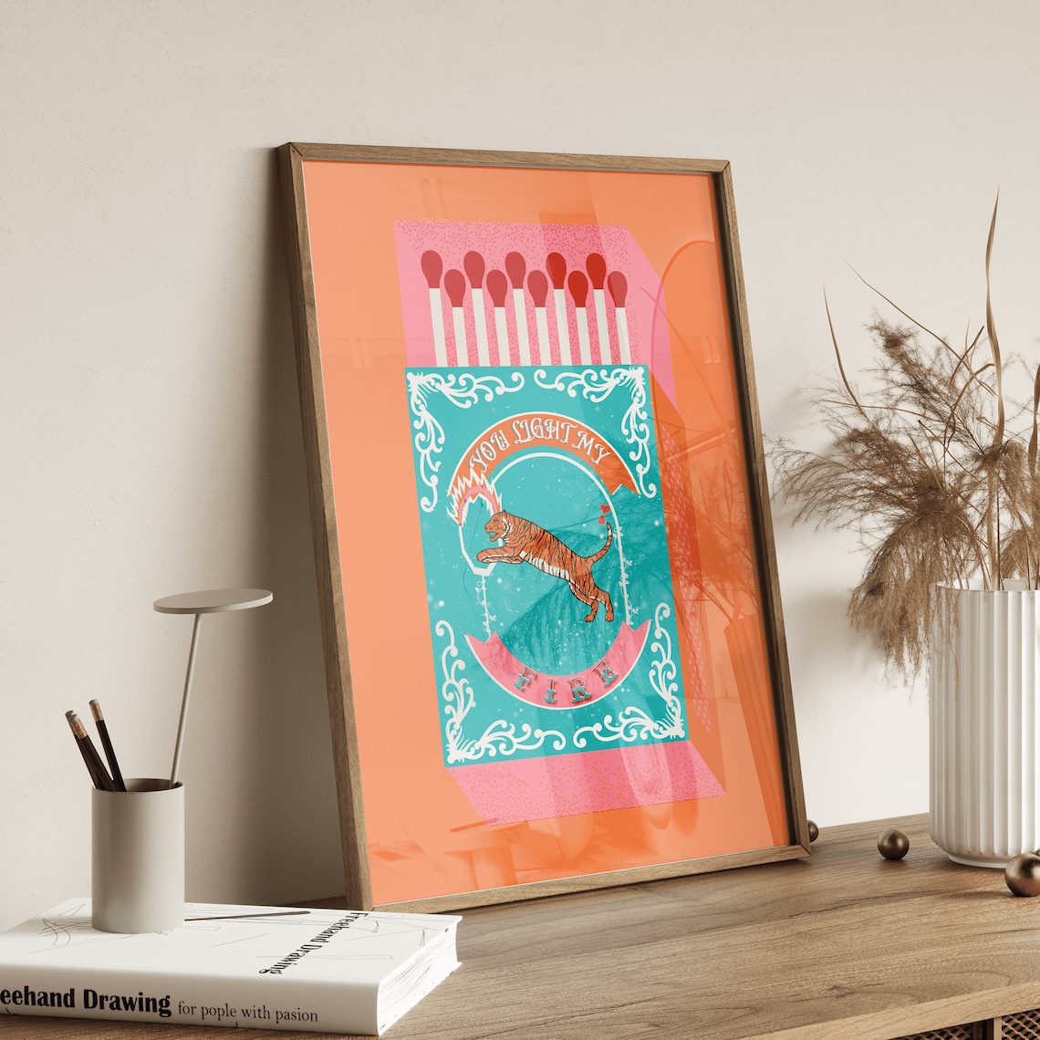 You Light My Fire Orange Match - Lighting Decor For Living Room 리뷰 및 가격