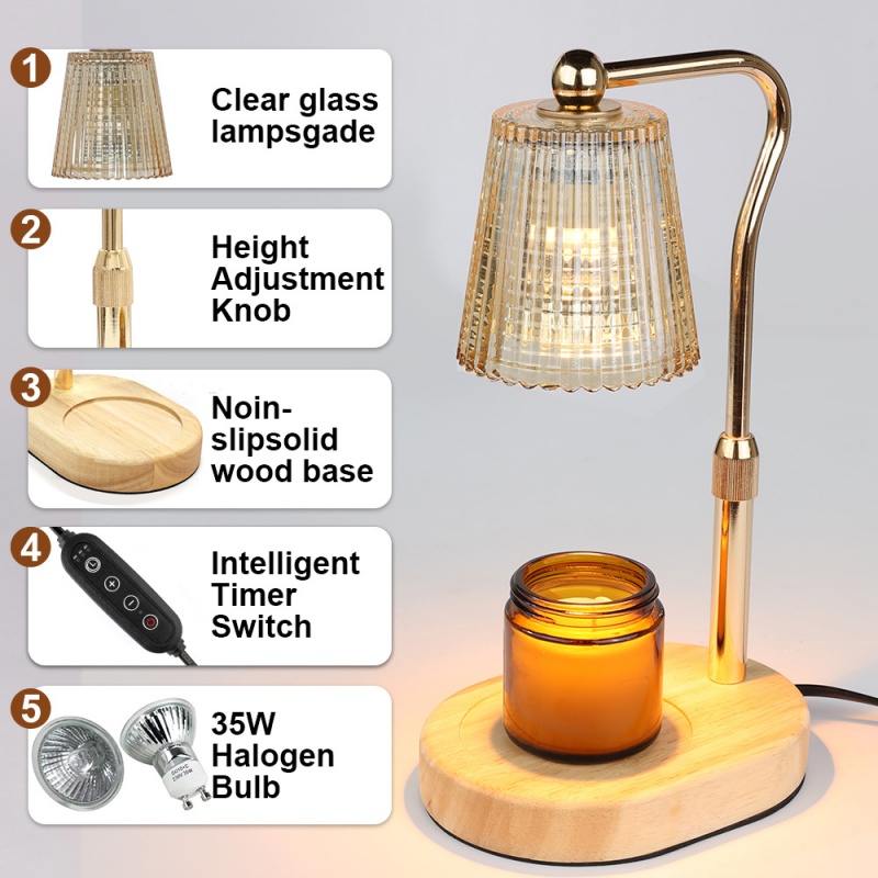 35W Candle Warmer Lamp with Ti - Lighting Decor For Living Room 리뷰 및 가격
