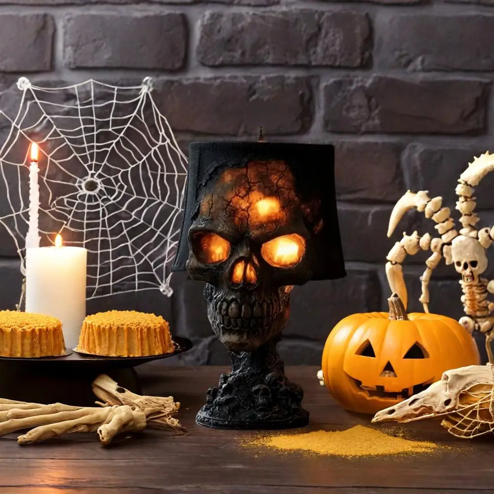 Halloween Lava Stone Skull Lam - Unique Lighting Decor 리뷰 및 가격