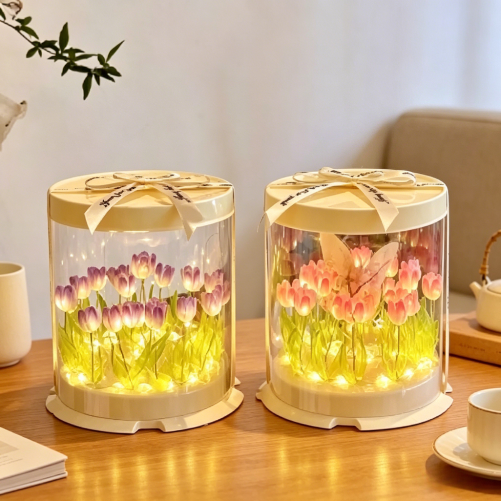 Tulip Lamp DIY Handmade Materi - Lighting Decor Bedroom 리뷰 및 가격
