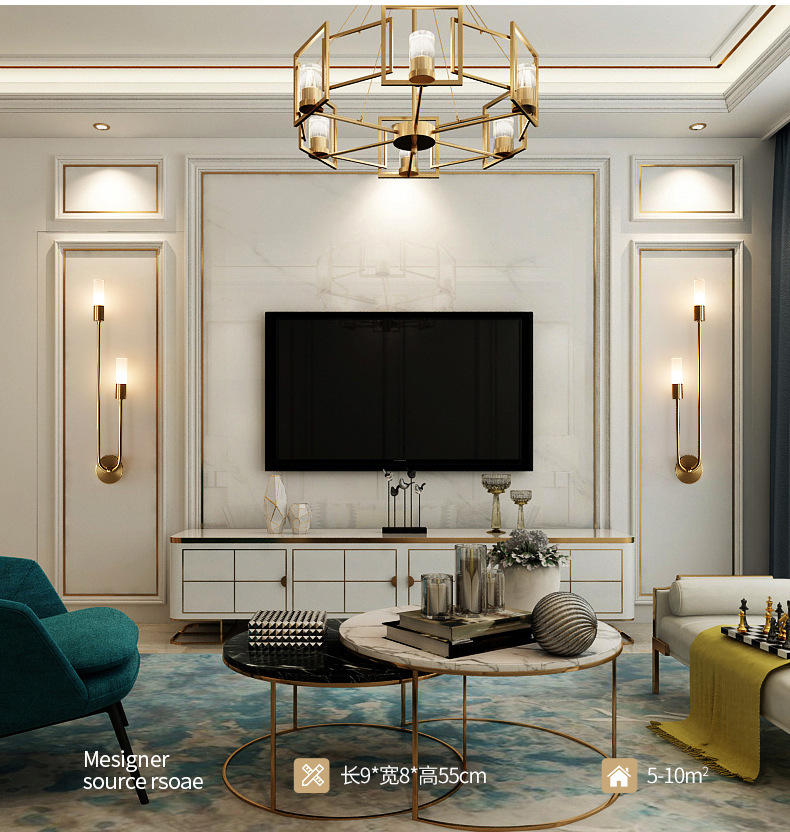 Retro Background Living Room A - Lighting Decor For Living Room 리뷰 및 가격
