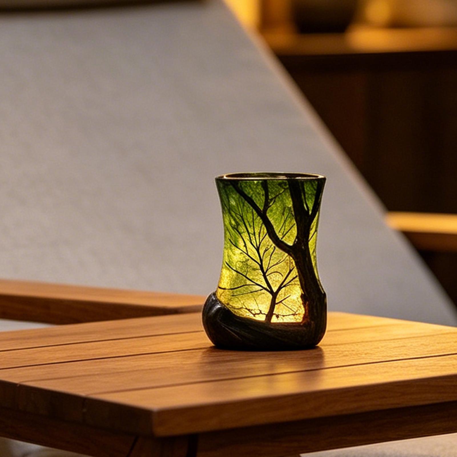 Bedside Table Lamp Forest Nigh - Lighting Decor Bedroom 리뷰 및 가격