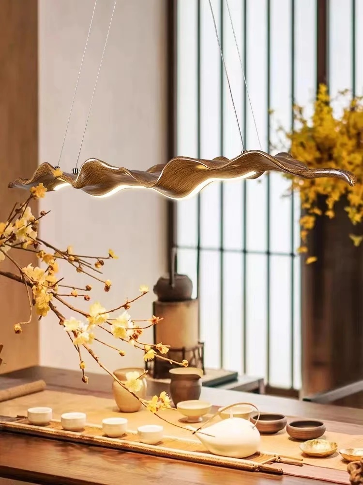Vintage Resin Leaf Pendant Lig - Decor Lighting Fixtures 리뷰 및 가격