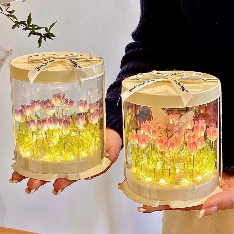 DIY Tulip Lamp Simulation Flow - Lighting Decor Bedroom 리뷰 및 가격