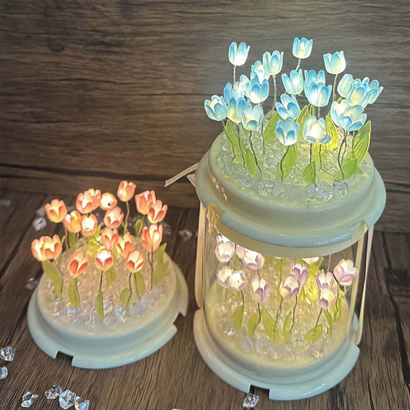 DIY Tulip Lamp Simulation Flow - Lighting Decor Bedroom 리뷰 및 가격