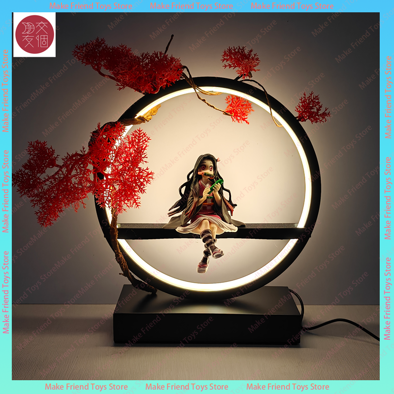 Nezuko Demon Slayer 3d Led Nig - Decor Lighting Fans 리뷰 및 가격