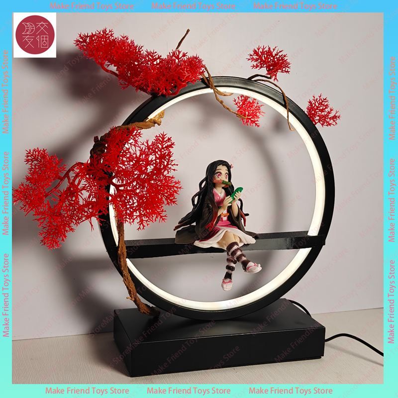 Nezuko Demon Slayer 3d Led Nig - Decor Lighting Fans 리뷰 및 가격