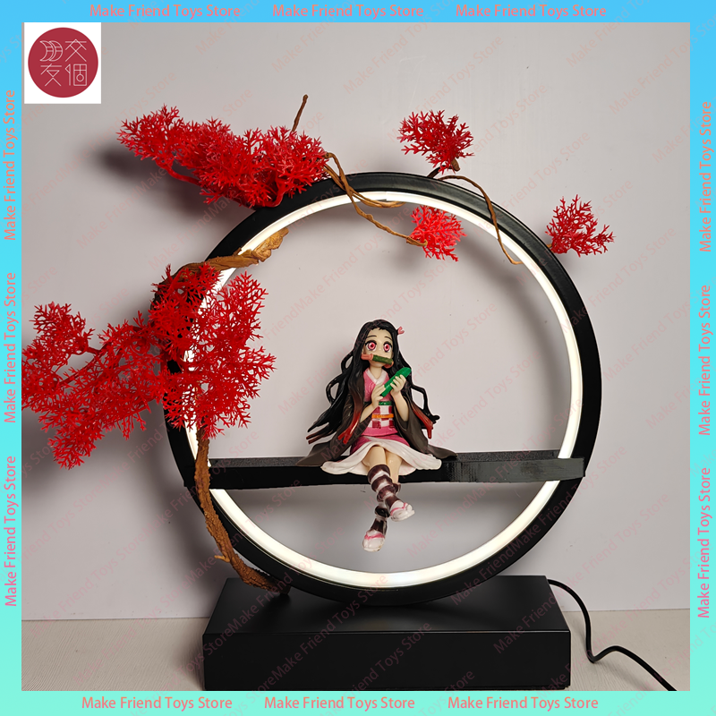 Nezuko Demon Slayer 3d Led Nig - Decor Lighting Fans 리뷰 및 가격