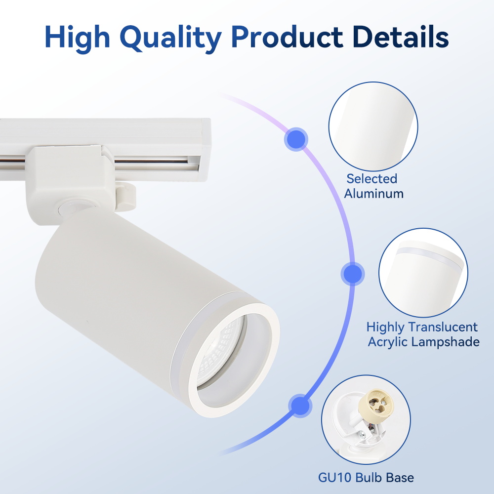 110v 220v LED Track Lamp GU10T - Decor Lighting Fixtures 리뷰 및 가격