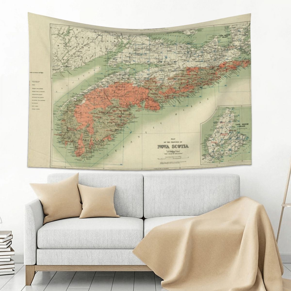 Vintage Geological Map of Nova - Nova Decor & Lighting Julestjerne 리뷰 및 가격