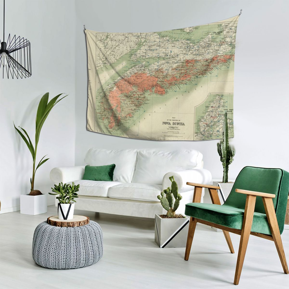 Vintage Geological Map of Nova - Nova Decor & Lighting Julestjerne 리뷰 및 가격