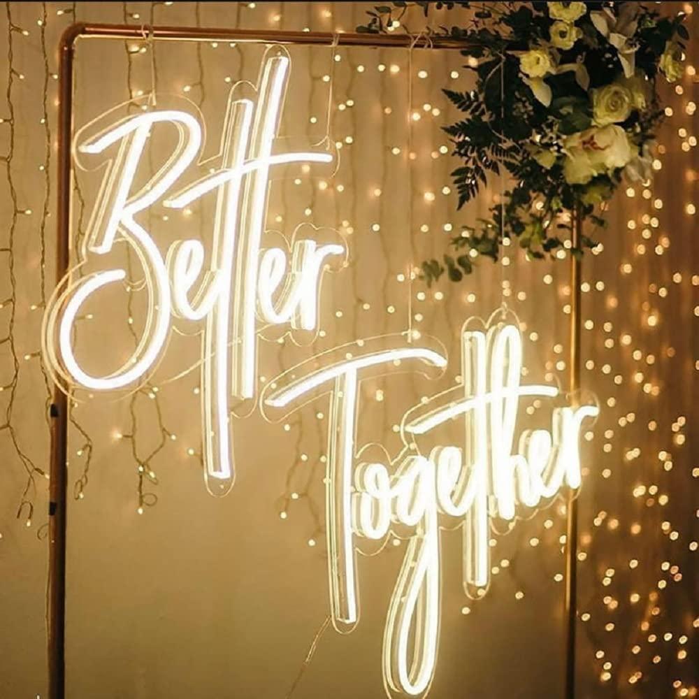 Better Together Neon Sign USB  - Lighting Decor For Living Room 리뷰 및 가격
