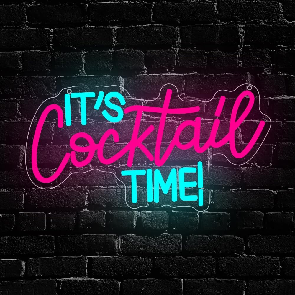 Cocktails Neon Sign USB Powere - Lighting Decor Bedroom 리뷰 및 가격