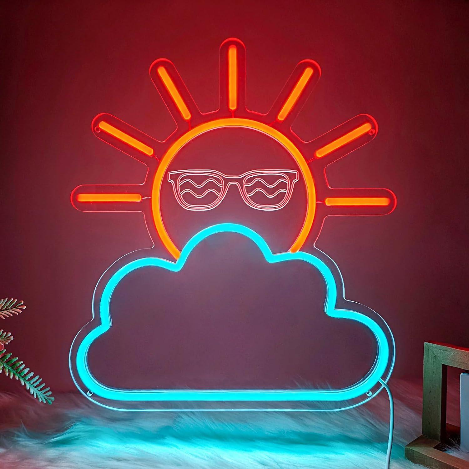Sunrise Sunset Neon Sign USB P - Lighting Decor For Living Room 리뷰 및 가격