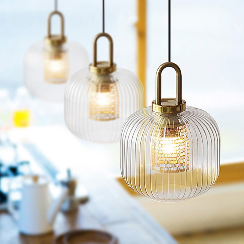 Japanese Style Simple Glass Pe - Decor Lighting Fixtures 리뷰 및 가격