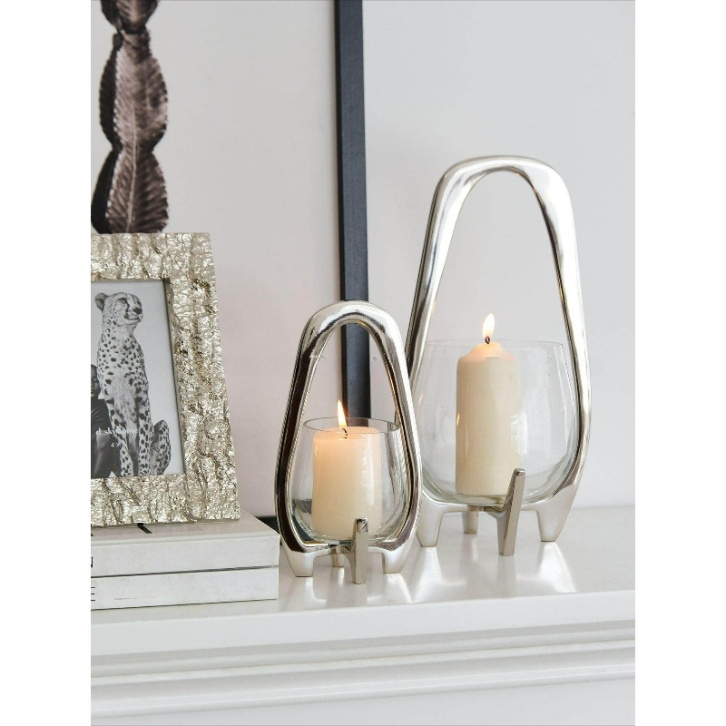 Luxury Silver Lantern Candlest - Lighting Decor For Living Room 리뷰 및 가격