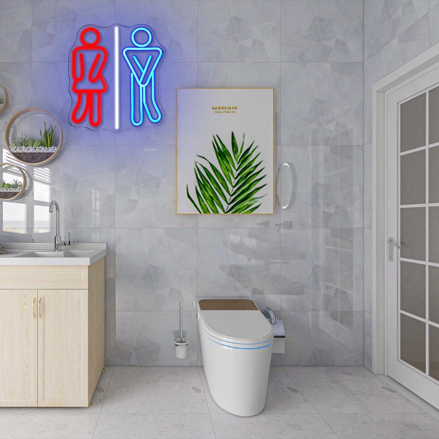 Restroom Neon Signs Toilets US - Lighting Decor Bedroom 리뷰 및 가격