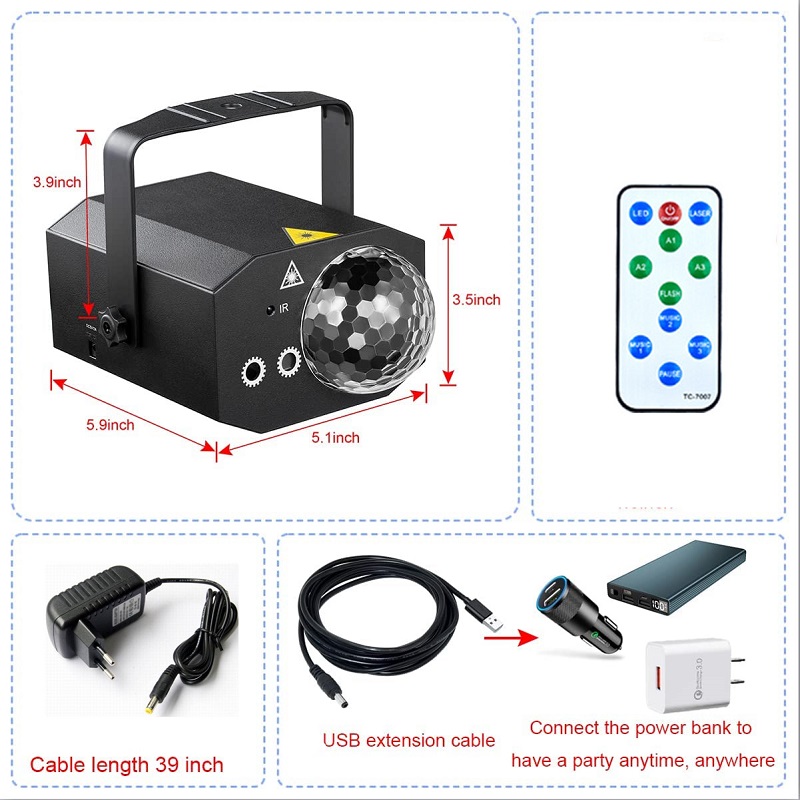Party Lights Dj Disco Ball Lig - Lighting Effect Home Decor 리뷰 및 가격