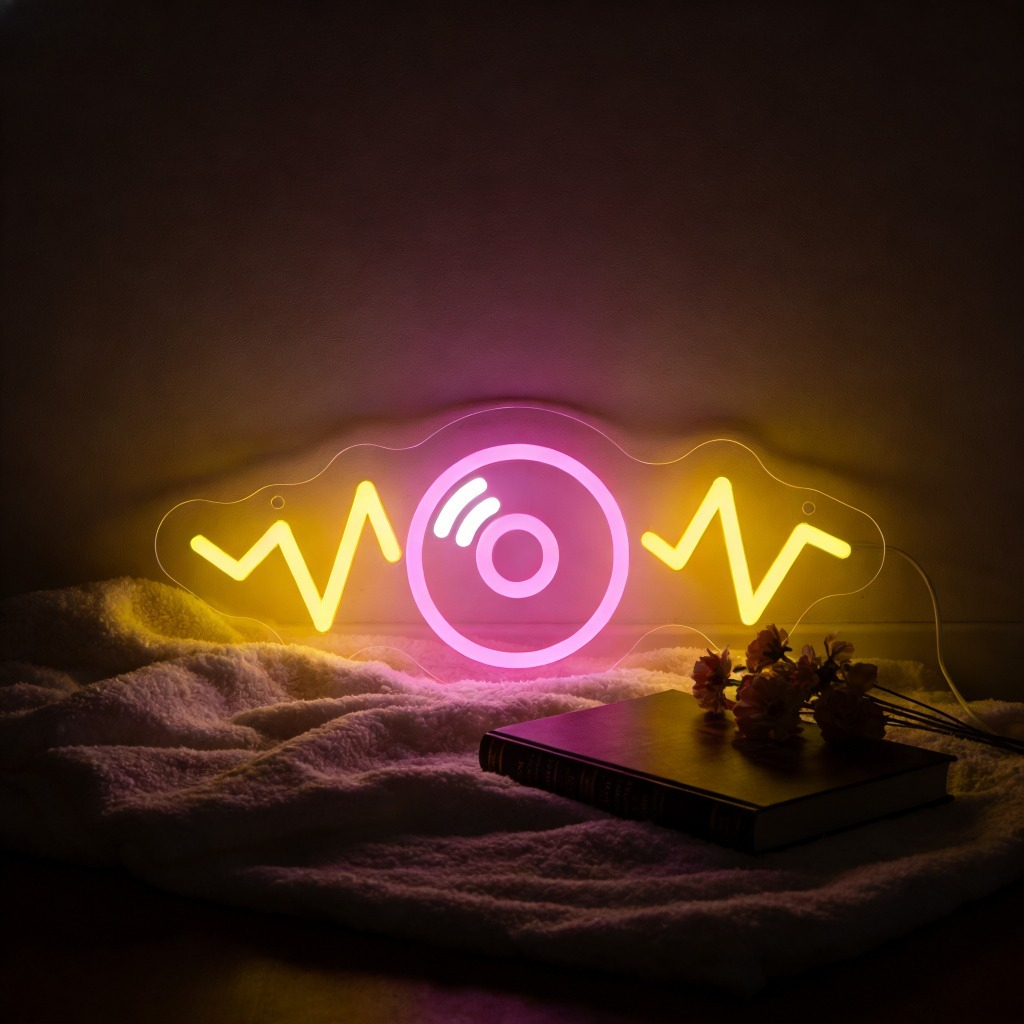 Sound Wave LED Neon Sign for B - Outdoor Lighting Decor Wow 리뷰 및 가격