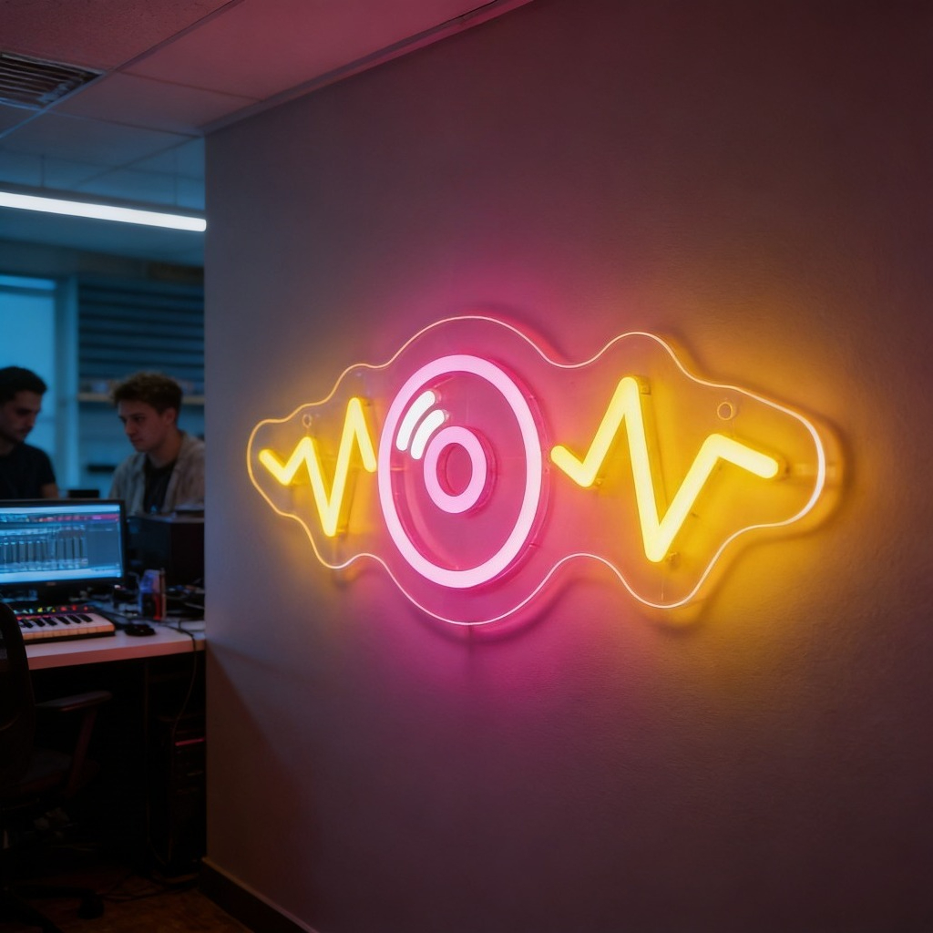 Sound Wave LED Neon Sign for B - Outdoor Lighting Decor Wow 리뷰 및 가격