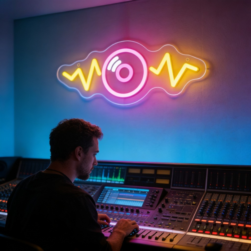 Sound Wave LED Neon Sign for B - Outdoor Lighting Decor Wow 리뷰 및 가격