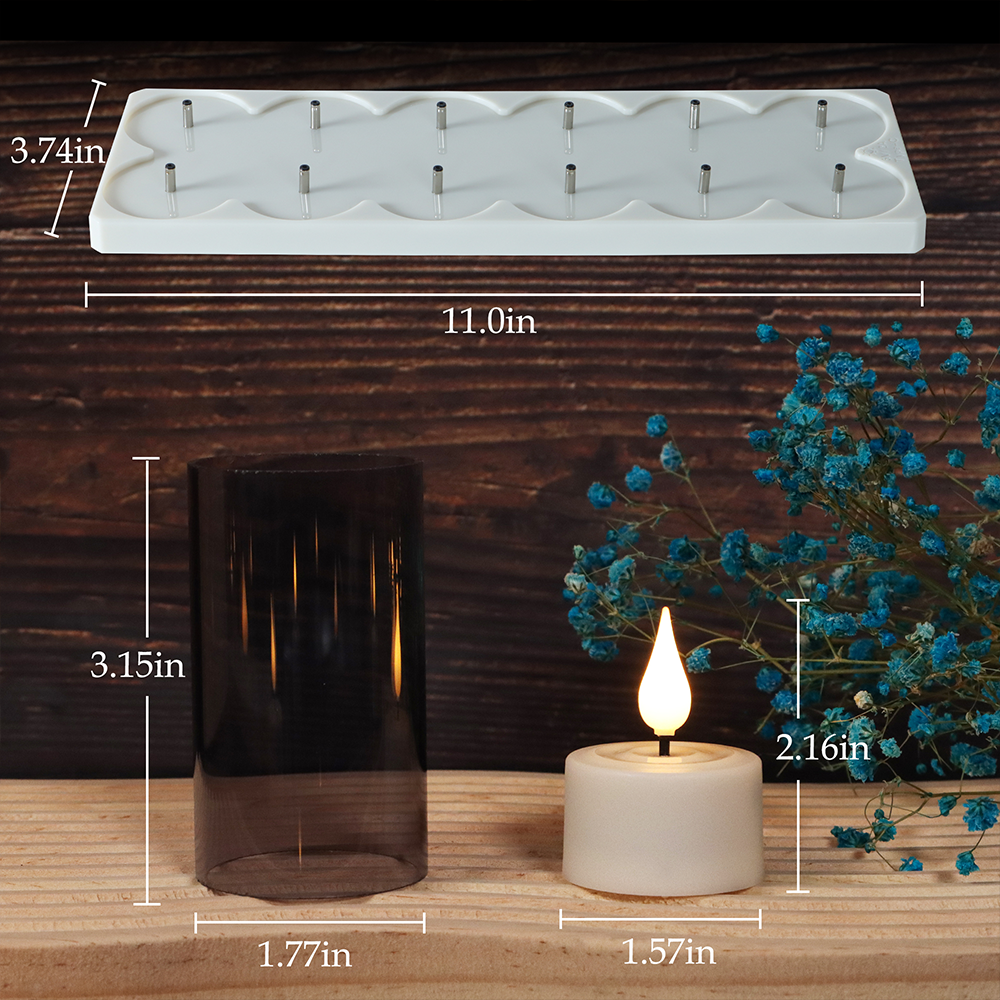 LED Candle Light Rechargeable  - Lighting Decor For Living Room 리뷰 및 가격