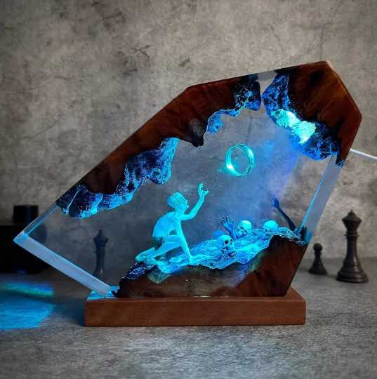 Resin Lamp Unique Room Decorat - Unique Lighting Decor 리뷰 및 가격