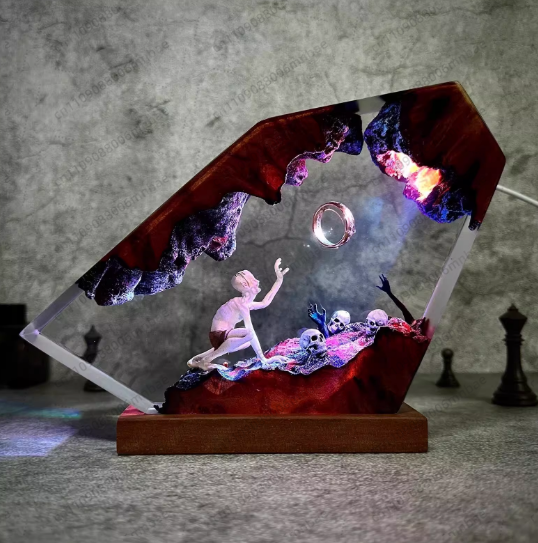 Resin Lamp Unique Room Decorat - Unique Lighting Decor 리뷰 및 가격