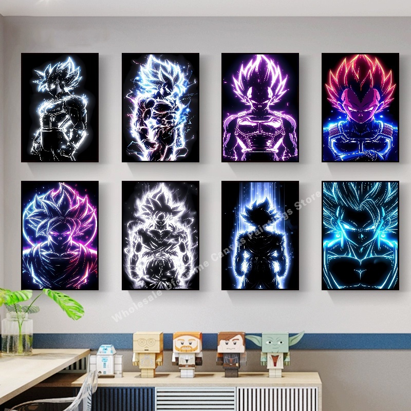 Anime Dragon Ball Wukong Neon  - Lighting Effect Home Decor 리뷰 및 가격