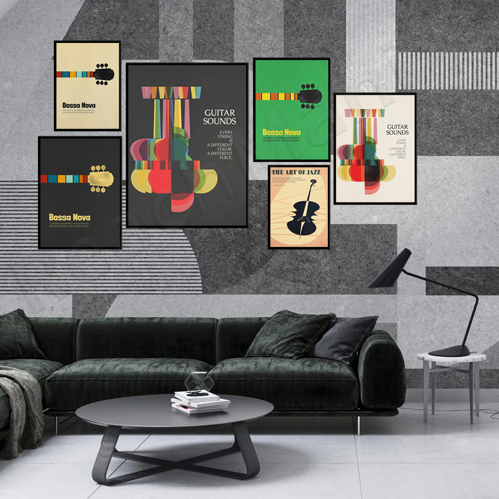 Bossa Nova Poster, Jazz Print, - Nova Decor & Lighting Julestjerne 리뷰 및 가격