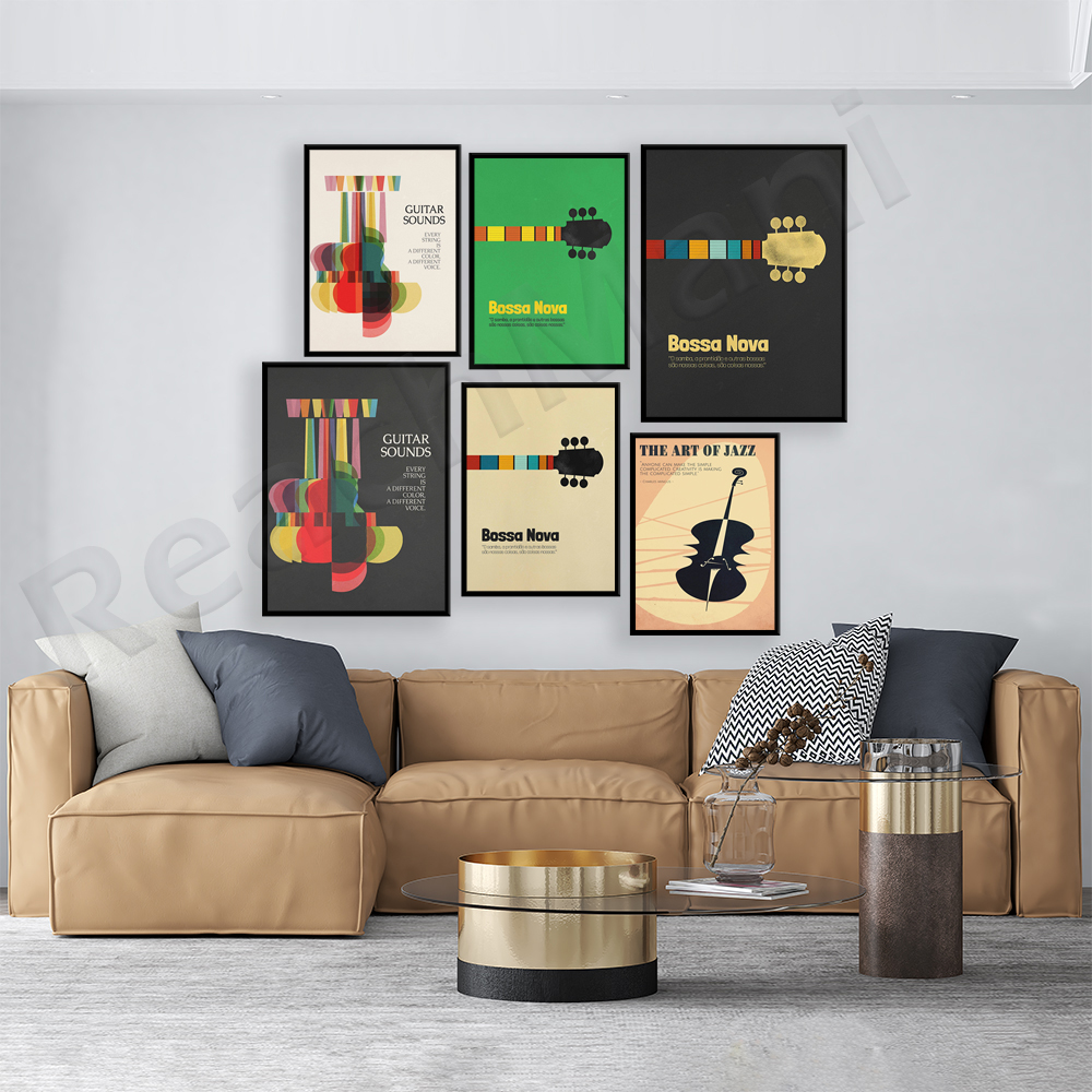 Bossa Nova Poster, Jazz Print, - Nova Decor & Lighting Julestjerne 리뷰 및 가격